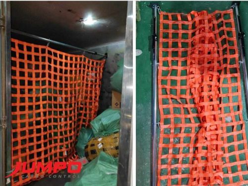 Lưới bẹ ngăn hàng trong thùng xe tải container